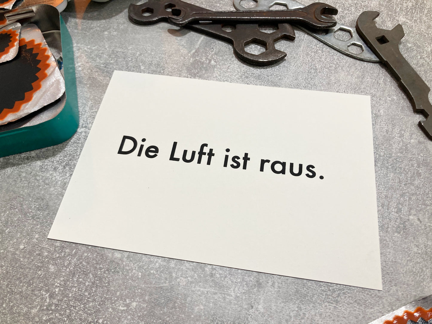 Die Luft ist raus | Karte