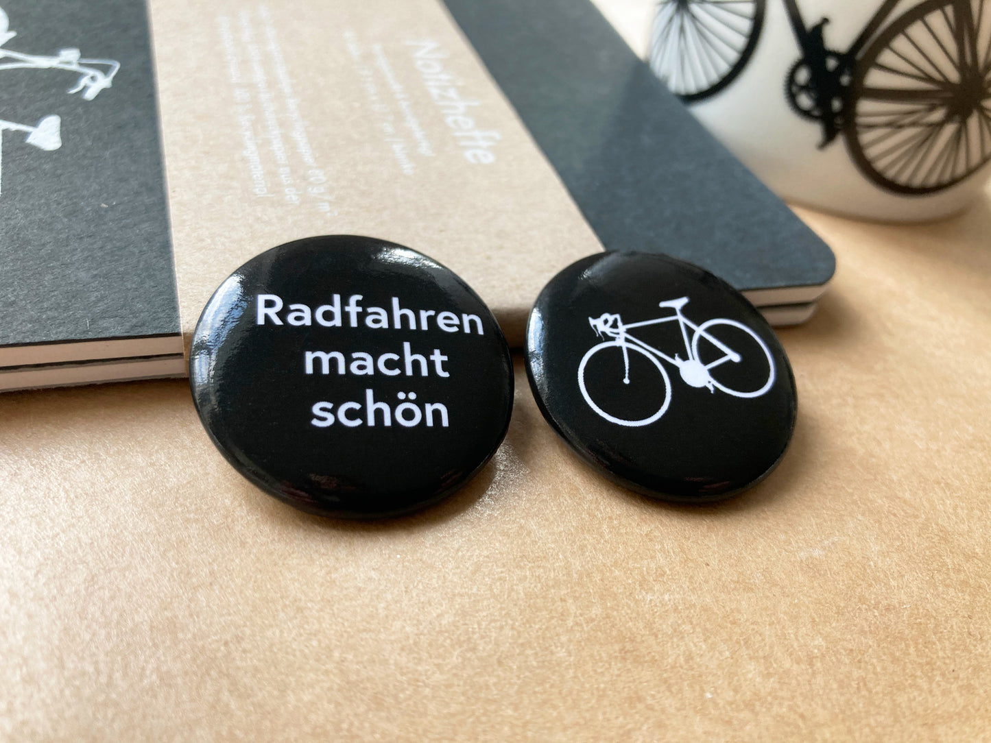Fahrrad-Buttons | 2er-Set
